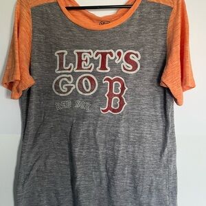 47 Brand Red Sox Kids Tee - Gray and Orange